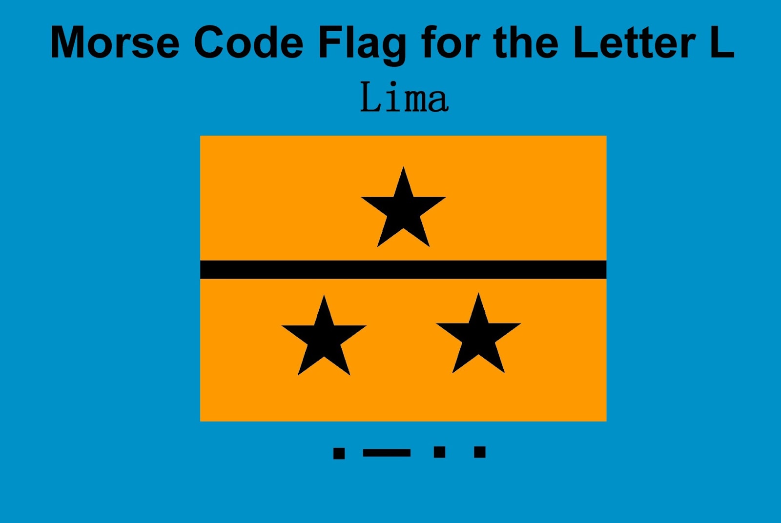 The Voice of Vexillology, Flags & Heraldry Morse Code Flag for the
