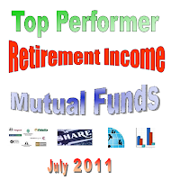 Top Performer Retirement Income Mutual Funds July 2011