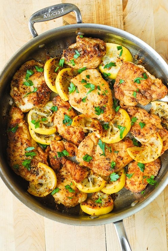 Easy Lemon Chicken Skillet Dinner Recipe | SIMPLE RECIPES