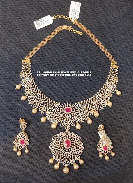 Heavy diamond set by sri mahalaxmi jewellers