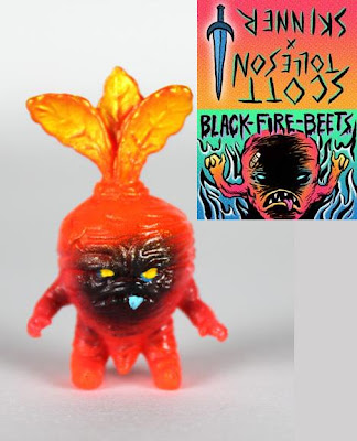 Scott Tolleson x Skinner Black Fire Baby Deadbeet PVC Mini Figure & Header Card Artwork