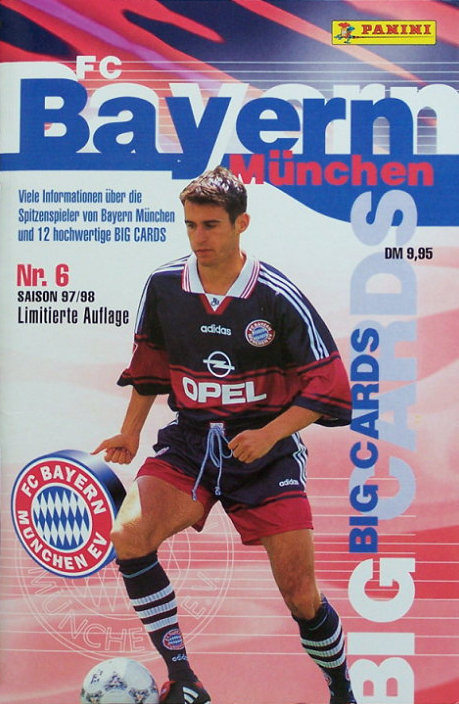 tedesco maestro di calcio 1994 FC Bayern München Fan Big CARD EDITION f87 