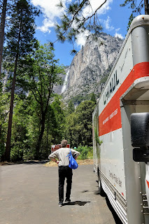 Dean at Yosemite. Not our moving truck