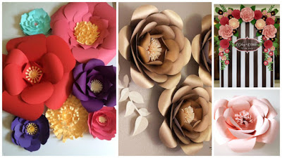 Aprenda como fazer flores decorativas gigantes - Como fazer artesanato