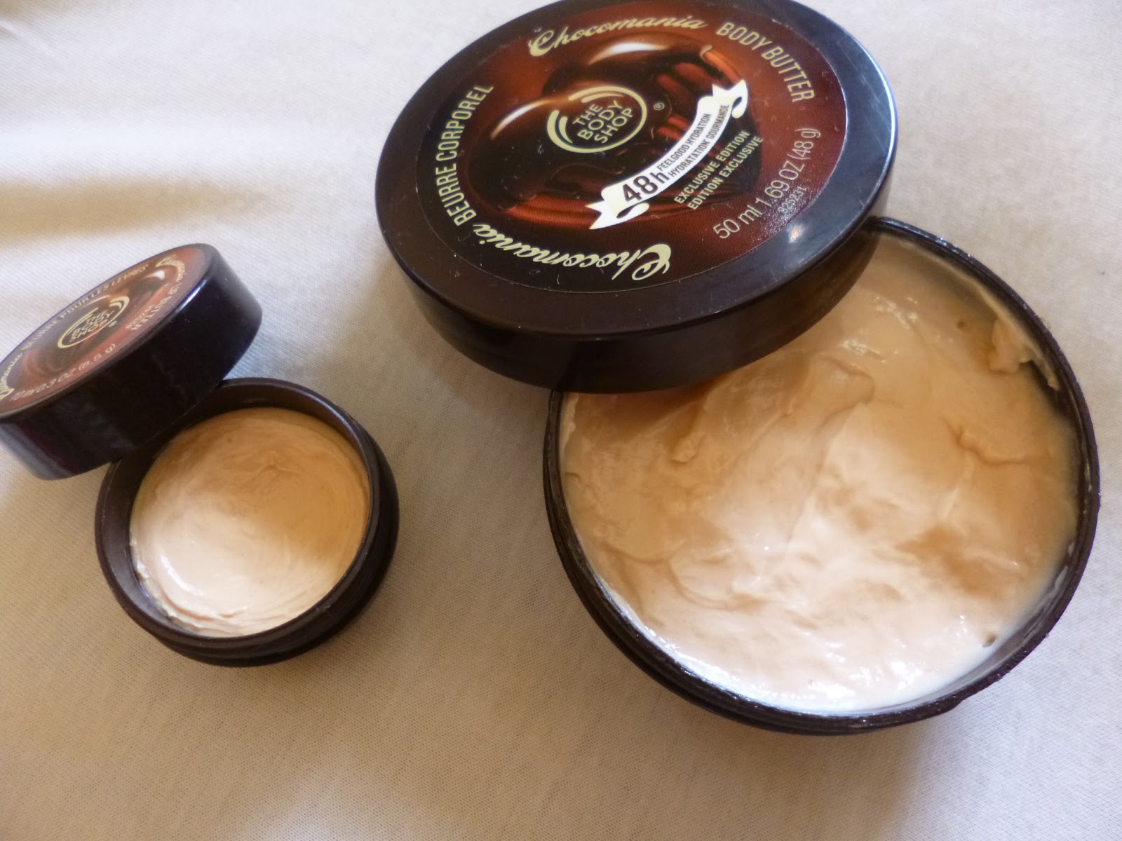 Bonecas de Luxo The Body Shop body butter e lip butter