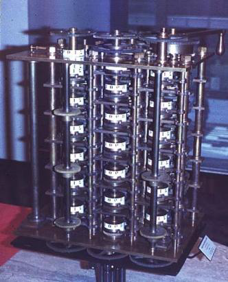Charles babbage mendesain salah satu mesin hitung pertama yang disebut sebagai mesin