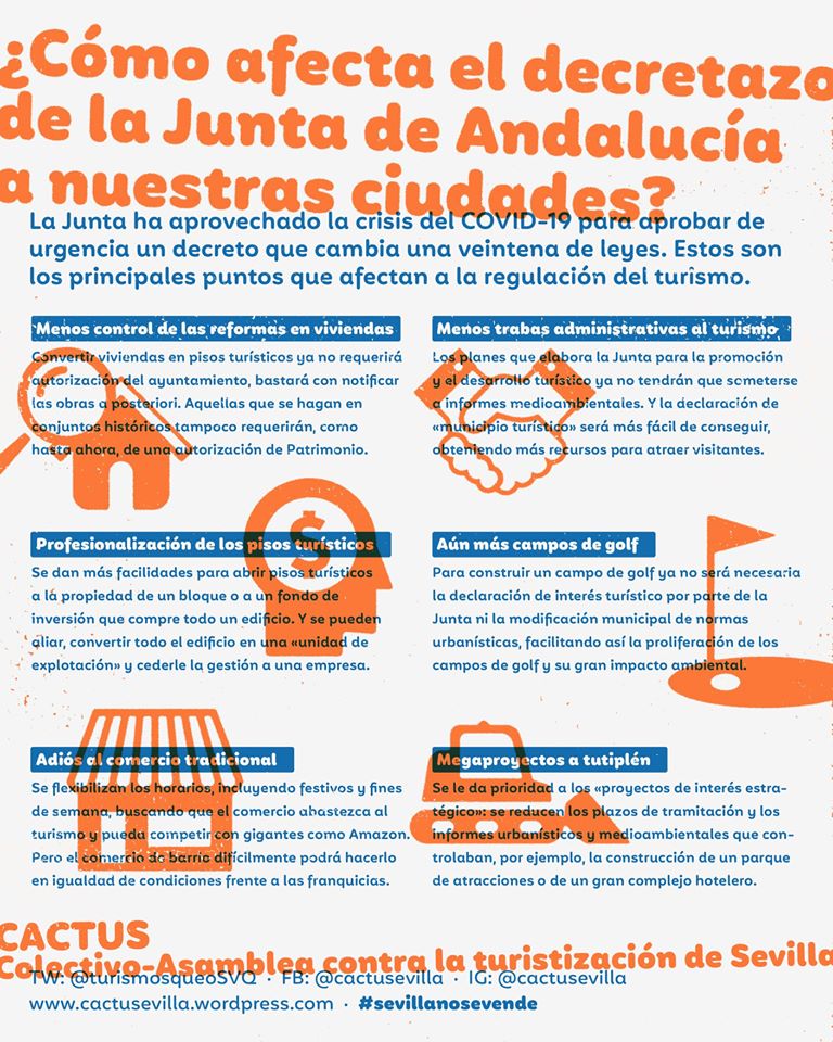 ¿CÓMO AFECTA EL DECRETAZO DE LA JUNTA DE ANDALUCÍA A NUESTRAS CIUDADES Y PUEBLOS?