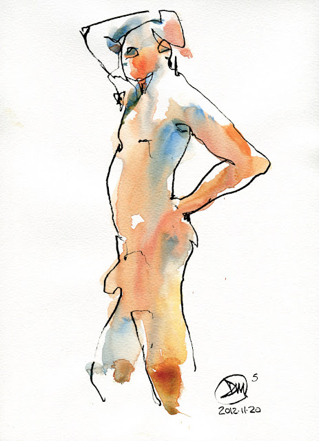 5 minute pen and wash 20121120 by David Meldrum