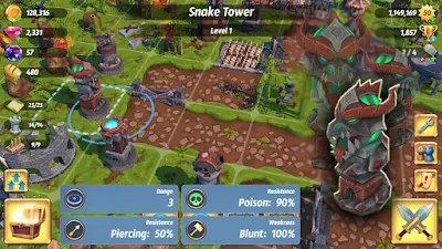 لعبة Royal Revolt 2 مهكرة جاهزة للاندرويد, لعبة Royal Revolt 2 مهكرة بروابط مباشرة