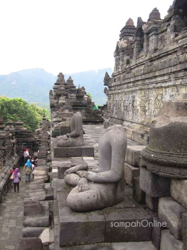 Candi Borobudur Megah Wonderful Sampah Online Temple Gambar Tingkatannya