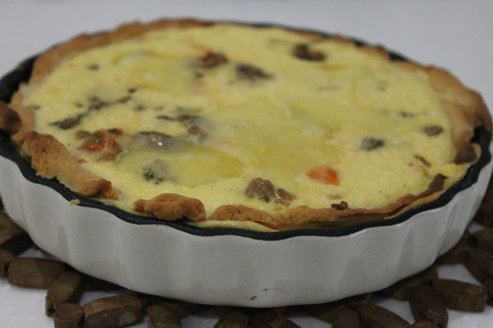 ICookUMakan Simple Minced Beef Quiche