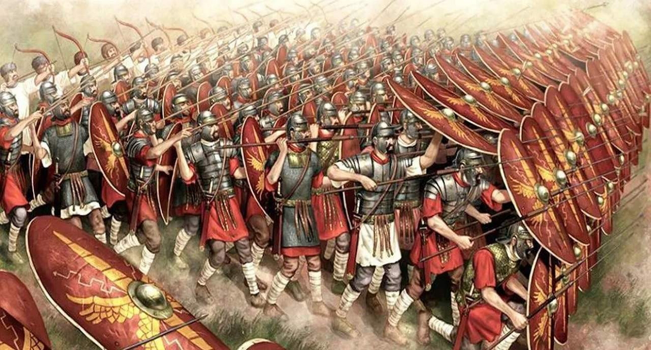 Пика своего могущества римская армия достигла в I-II веках н. э. Римские ле...