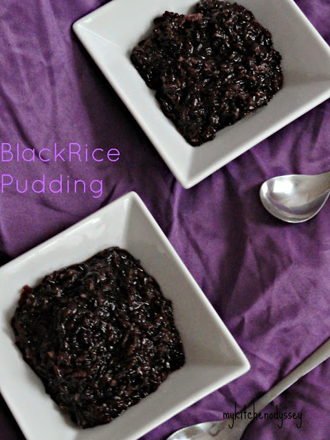 black rice pudding