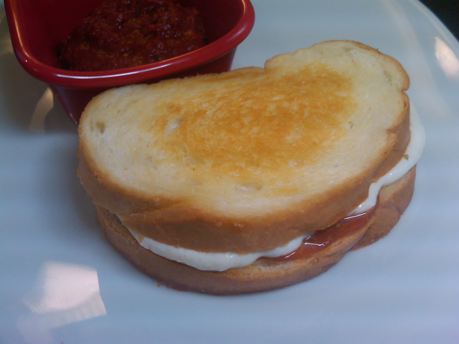 Michele's Woman Cave Grilled Mozzarella & Pepperoni Sandwich