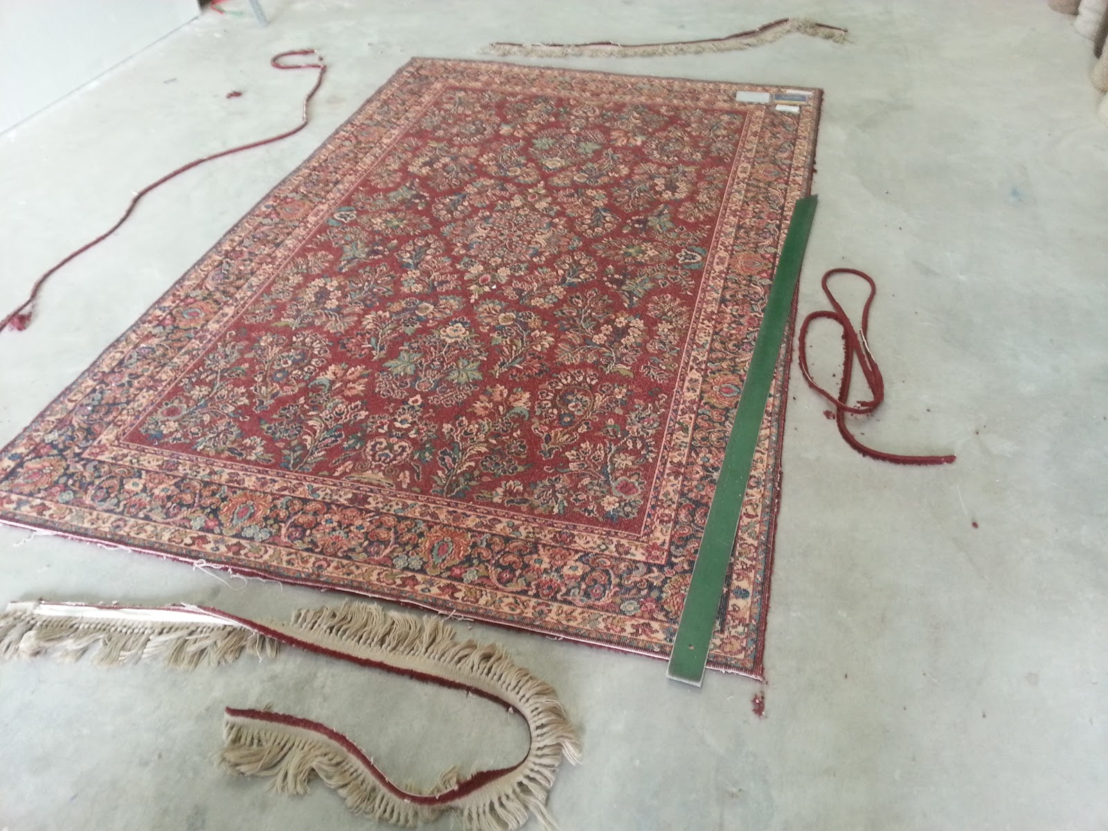 From a floor mans perspective REPAIRING AN OLD FAVORITE RUGS EDGES
