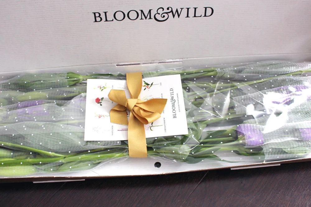 Bloom & Wild Sofia fresh flowers by post - letterbox bouquets - London lifestyle blog