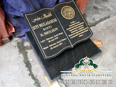 Nisan Buku Marmer, Nisan Makam Marmer Buku, Jual Batu Nisan Model Buku