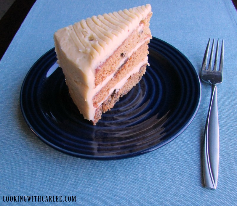 Cooking With Carlee Maple Syrup and Pecan Layer Cake