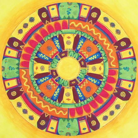 Download Mandala gallery: Rainbow mandala