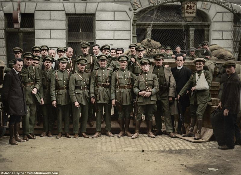 Incredible Colorized Photos of Ireland's Civil War (192324) Vintage