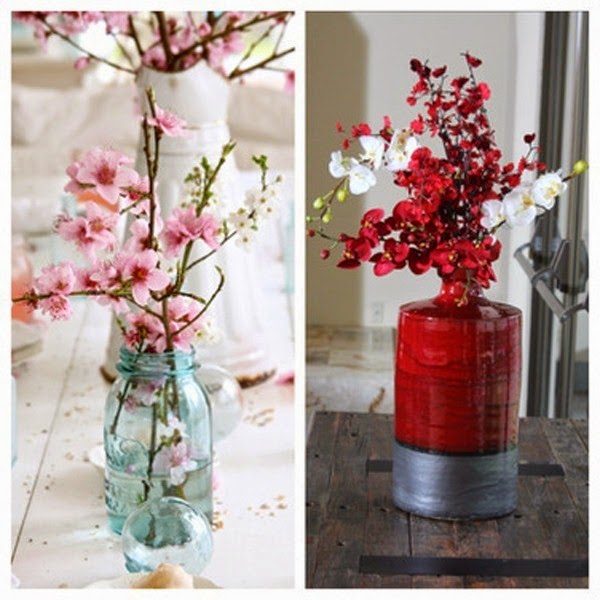 Cut flowers in enchanting decoration ideas
