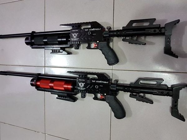 senapan angin dobel pcp