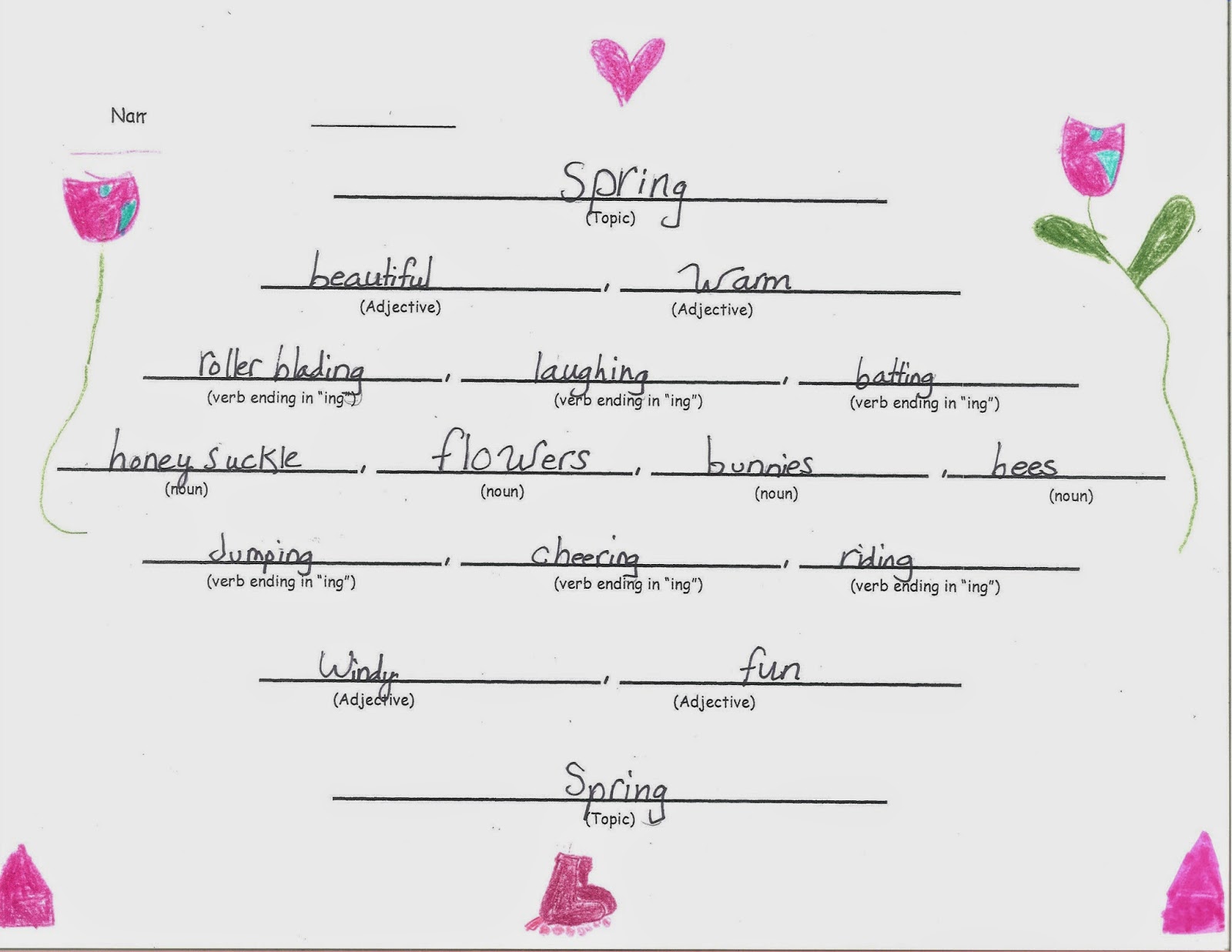 Wellington Poets Spring Diamante Poem wellington-poets-spring-diamante-poem