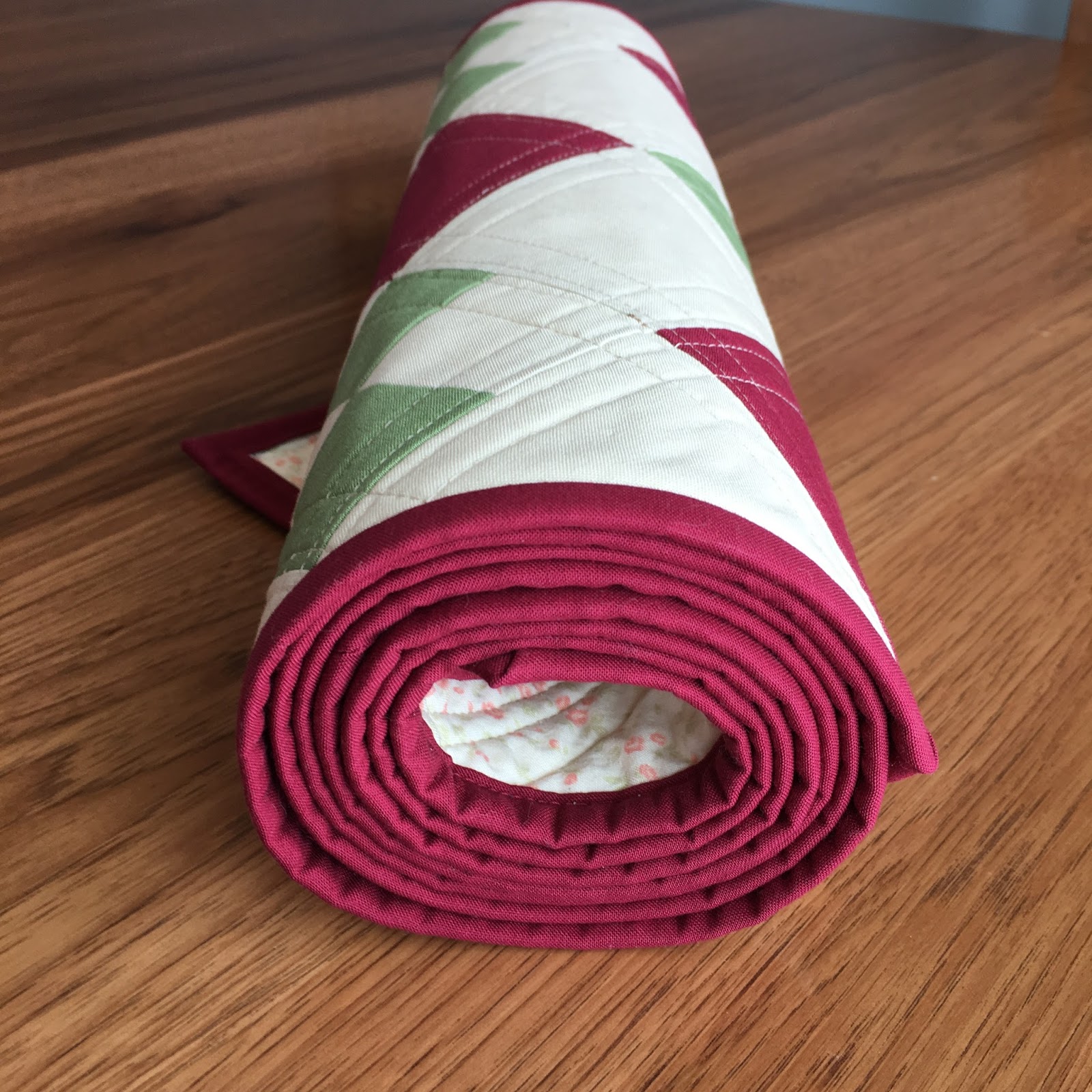 Fresh Dew Drops Quilted Dresser Runner All Solids