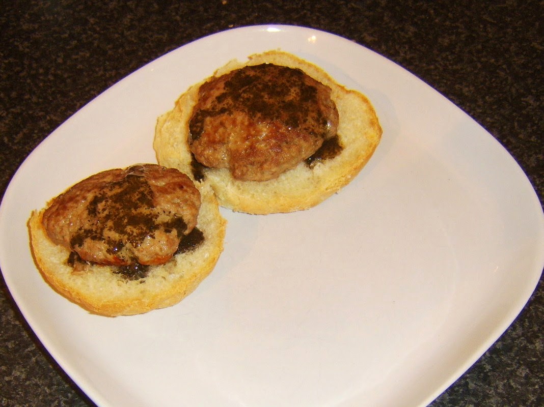 Modern Scottish Food and Recipes Scotch Lamb Burgers with Mint Sauce and Deep Fried Tattie Wedges