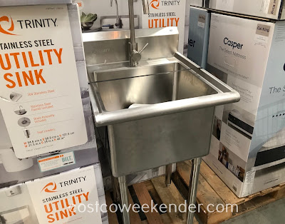 Make sure you have a wash basin handy with the Trinity Stainless Steel Utility Sink