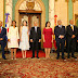 Danilo Medina y Cándida Montilla de Medina reciben a reina Letizia de España en el Palacio Nacional.