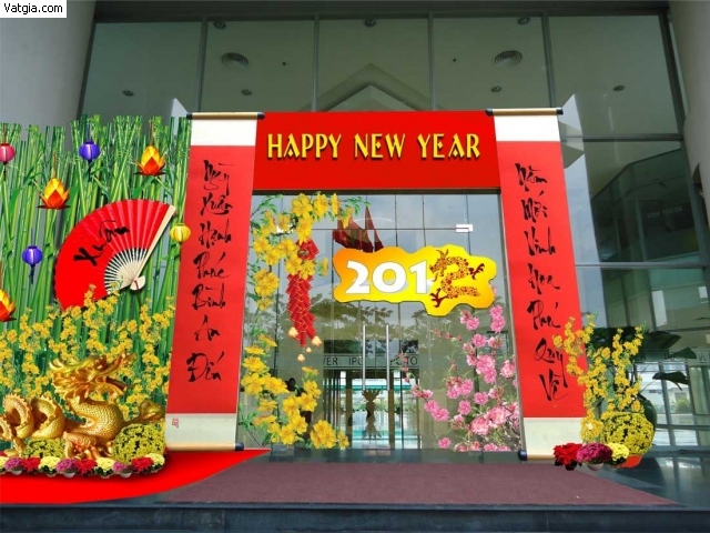 dịch vụ trang trí  tết