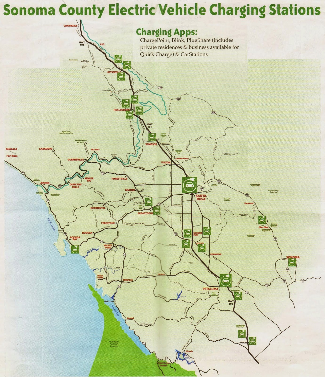 San Pablo Bay Sovereignty Sonoma County Electric Vehicle Charging Stations