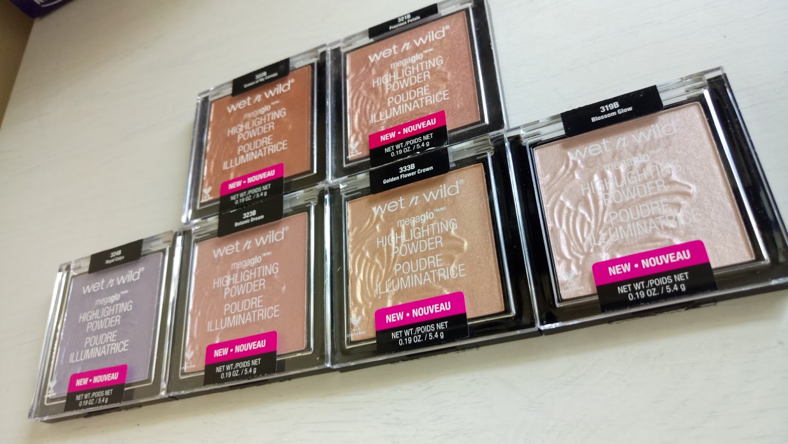 Vanity Depot ALL SHADES OF Wet n Wild WNW megaglo Highlight Powder