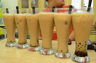 Teacup Café:Assam Milk Tea with Coffee Jelly and Boba Pearls