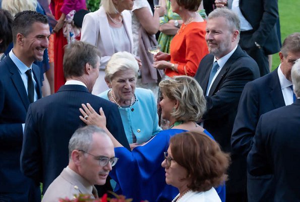 Grand Duke Henri and Grand Duchess Maria Teresa. Hereditary Grand Duke Guillaume and Hereditary Grand Duchess Stéphanie. Princess Stephanie