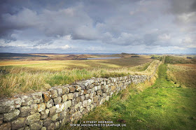Hadrian's Wall Walk - best view - map - facts Roman wall