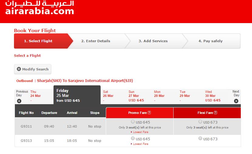 Bosnia and Herzegovina Aviation News High interest for Air Arabia