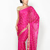 A Model in Beautiful Pink Saree