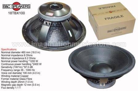 speaker dexo 18 inch