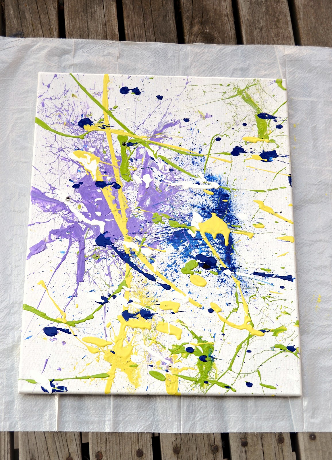 Painting with Balloons and Darts