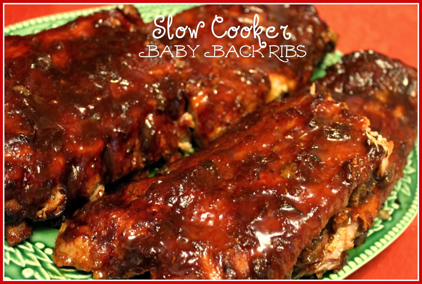 Sweet Tea and Cornbread Slow Cooker Baby Back Ribs!