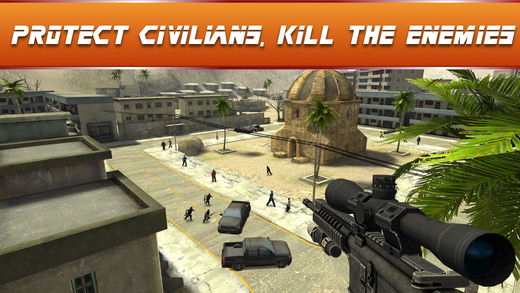 تحميل لعبة القناص المدافع Sniper Ops 3D للاندرويد و للايفون و ويندز موبيل مجانا  