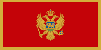Logo Gambar Bendera Negara Montenegro PNG JPG ukuran 200 px