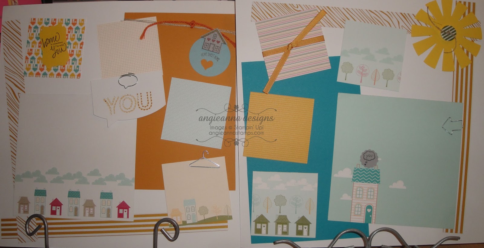 Angie Anna Stamps Stampin up May Scrapbook kits