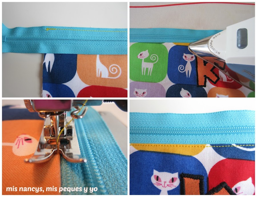 mis nancys, mis peques y yo, tutorial estuche escolar, pespunte seguridad