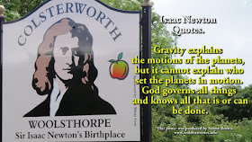 Isaac Newton Quotes. Gravity explains the motions of the planets, but it cannot explain who set the planets in motion. God governs all things and knows all that is or can be done.