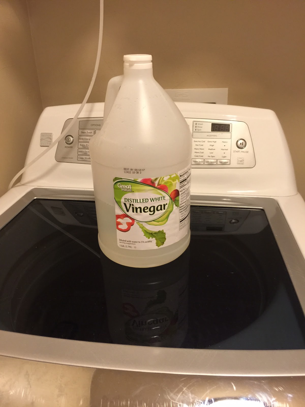 Using vinegar in the laundry