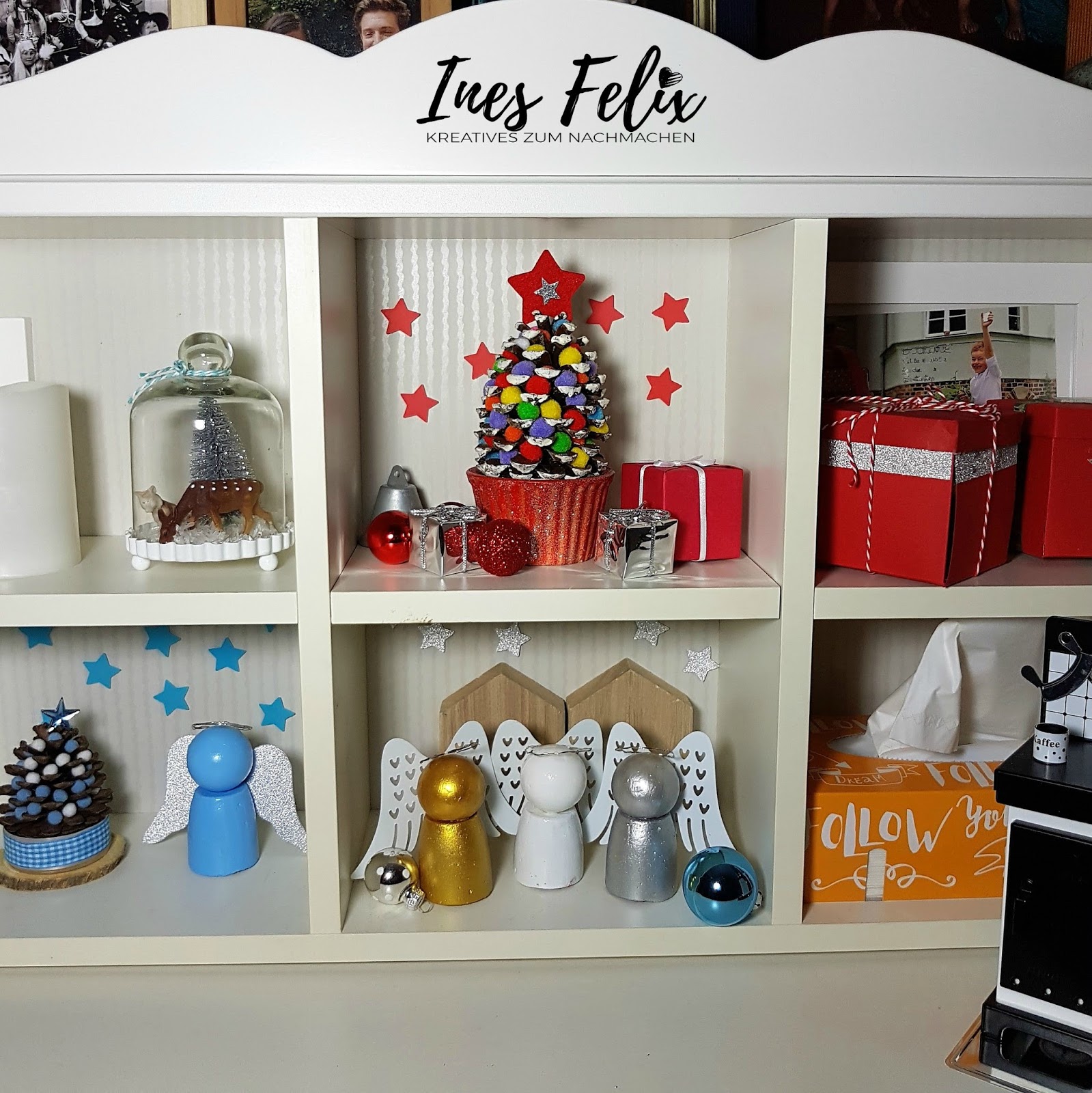 Ines Felix Kreatives zum Nachmachen Kunterbunte Weihnachtsdekorationen