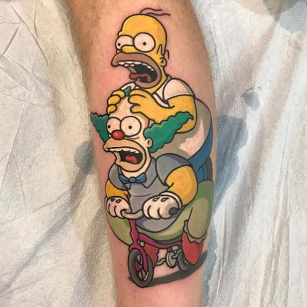Tatuagens do Homer Simpson Tatuagens do Homer Simpson